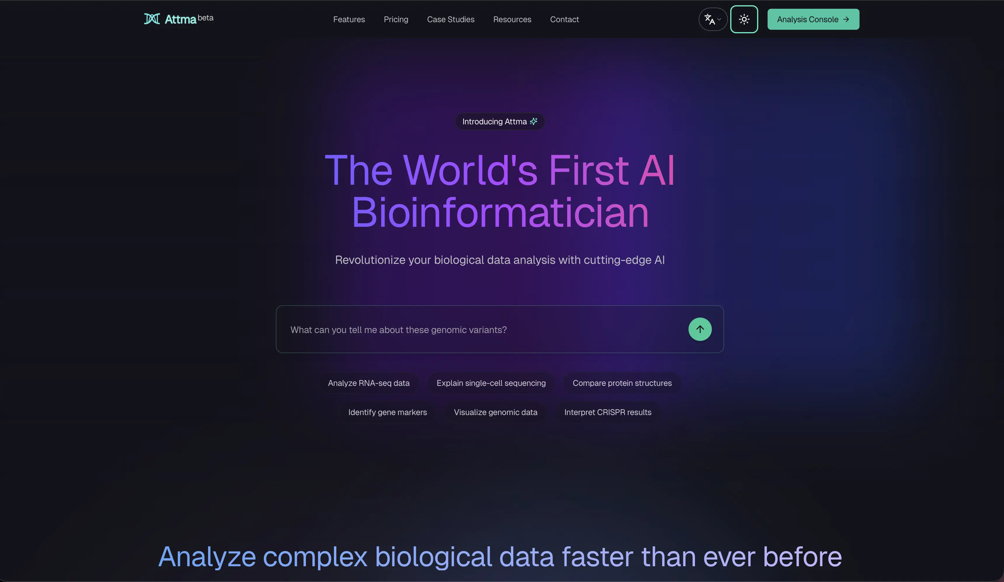 Attma Bio | AI Bioinformatician for Genomics & Drug Discovery